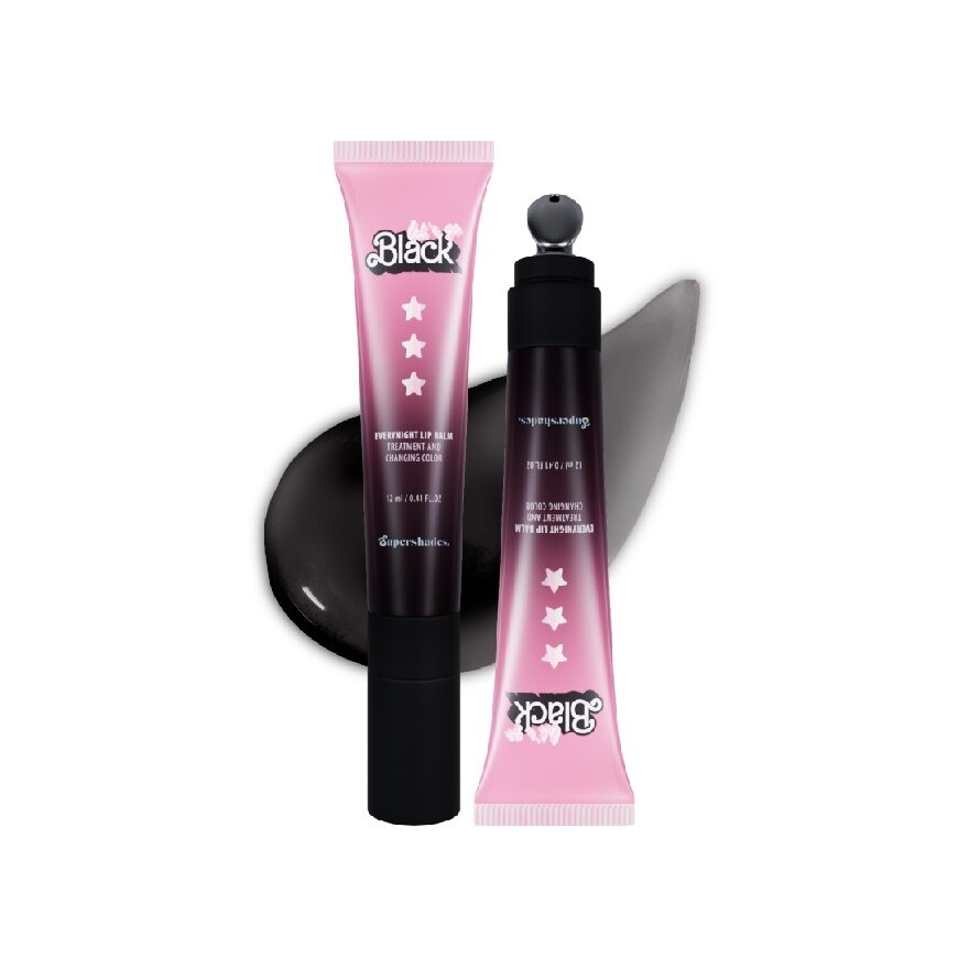 Supershades Let'S Go Black Every Day Lip Balm 12ml. Soft red