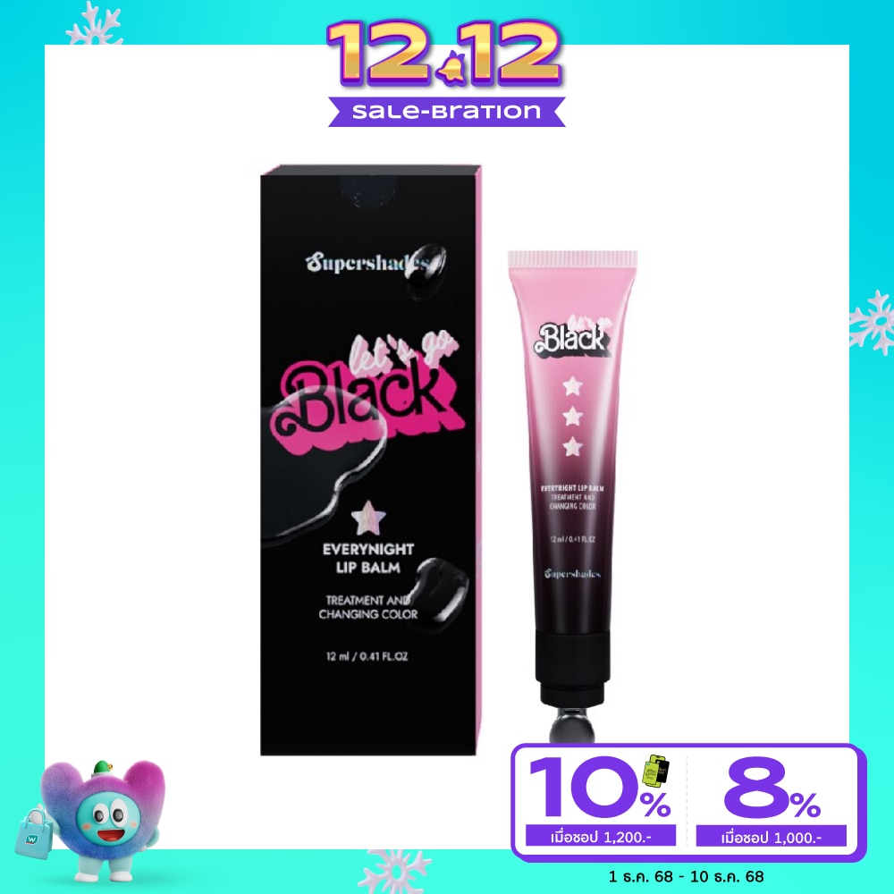 Supershades #Supershades Let's Go Black Lip 12ml