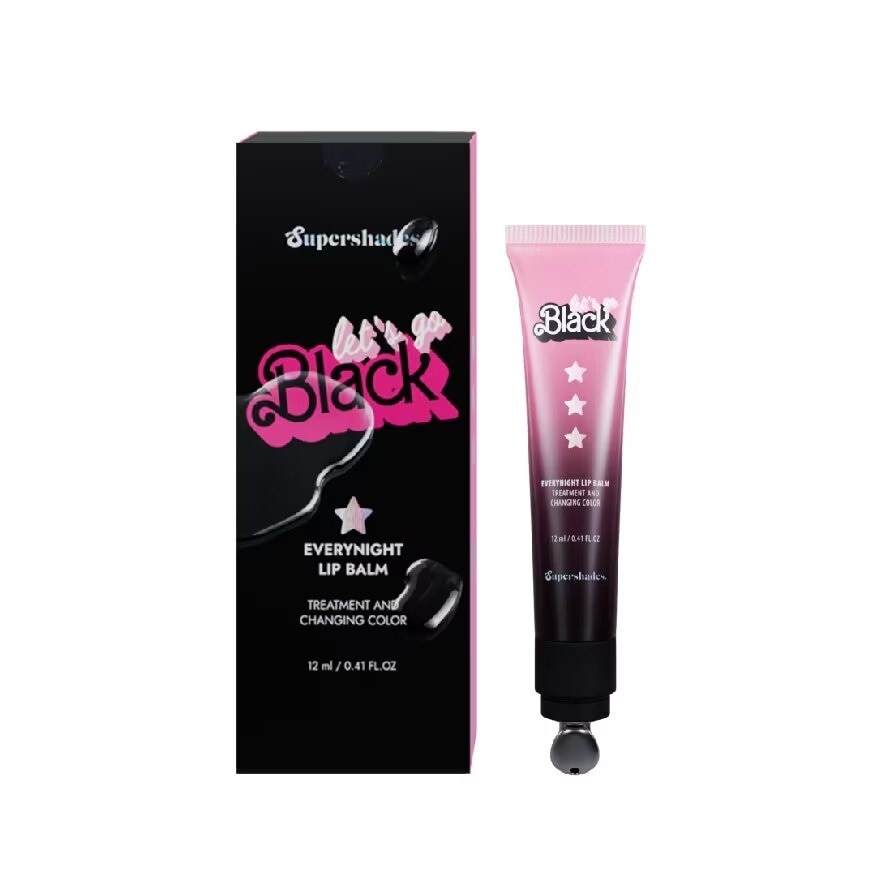 Supershades Let'S Go Black Every Day Lip Balm 12ml. Soft red