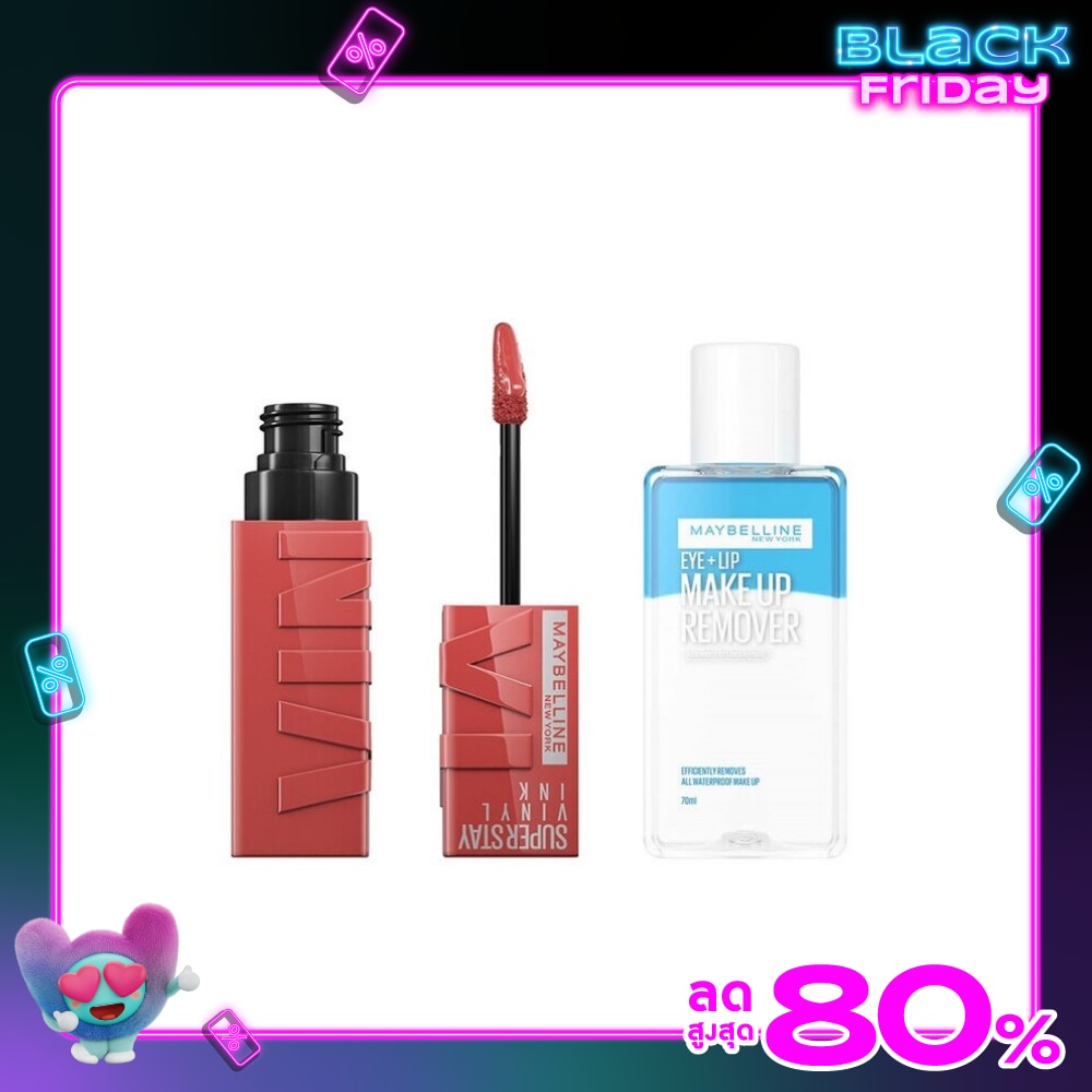 Maybelline Maybelline Remover70ml + Vinyl Lip 15
