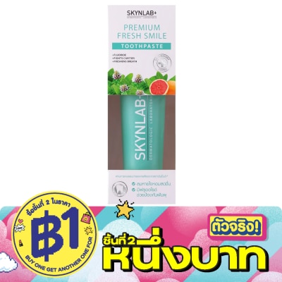 Skynlab - สกินแล็บ ยาสีฟัน พรีเมี่ยม เฟรช สไมล์ 120 กรัม ยาสีฟัน ลดกลิ่นปาก image