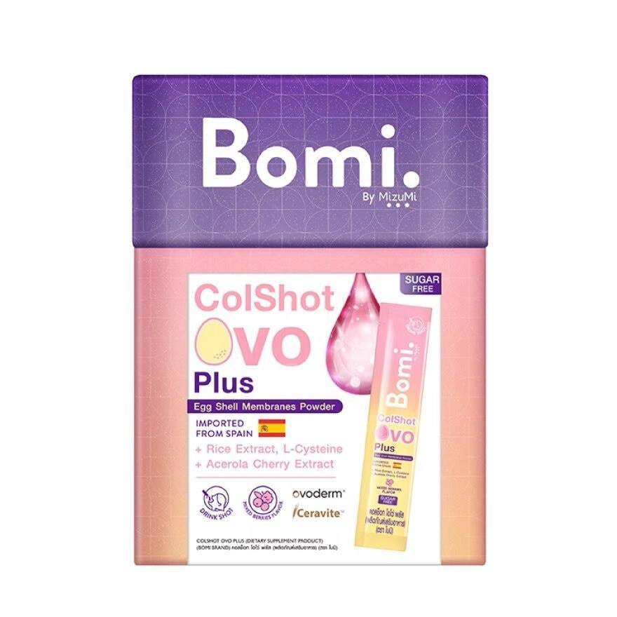 Bomi Colshot Ovo Plus Drink Shot 14 Sachets (Mixed Berries Flavor)