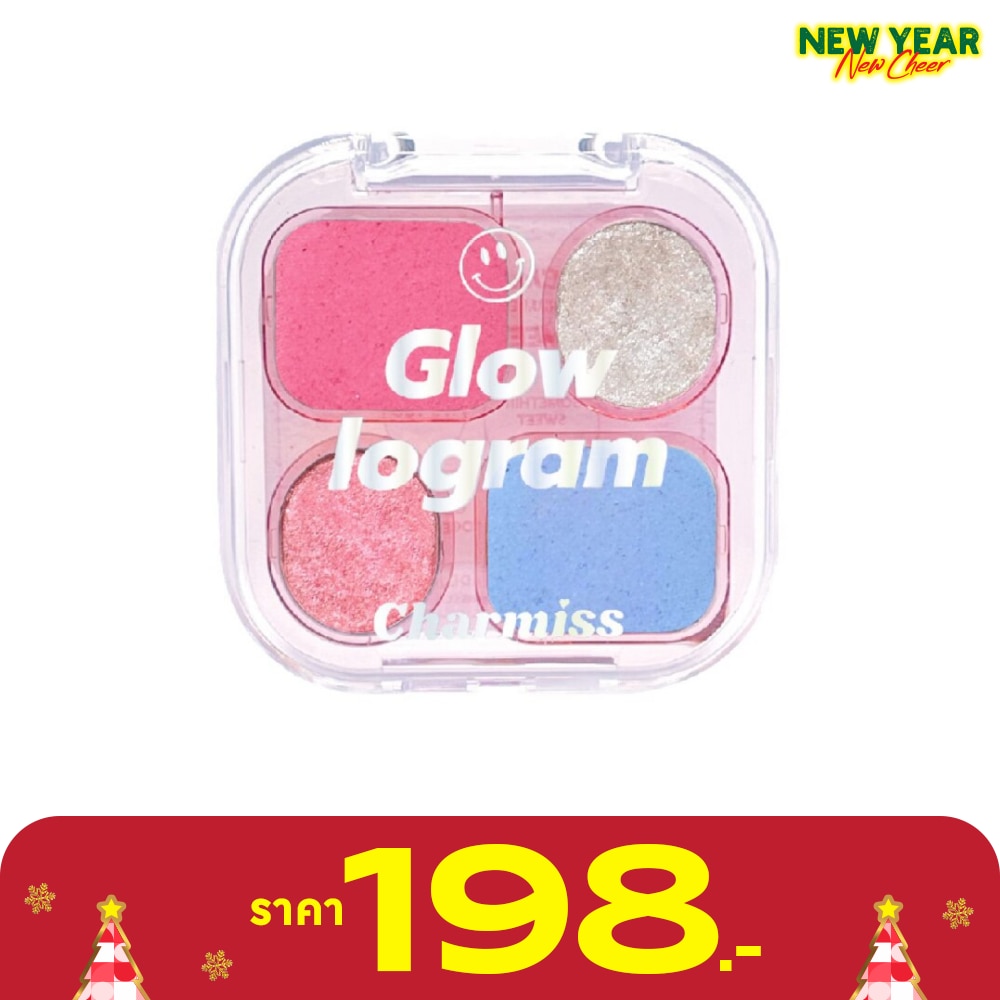 Charmiss Charmiss Glow logram Eyeshadow Palette 4g. 05 Frosted Ninety