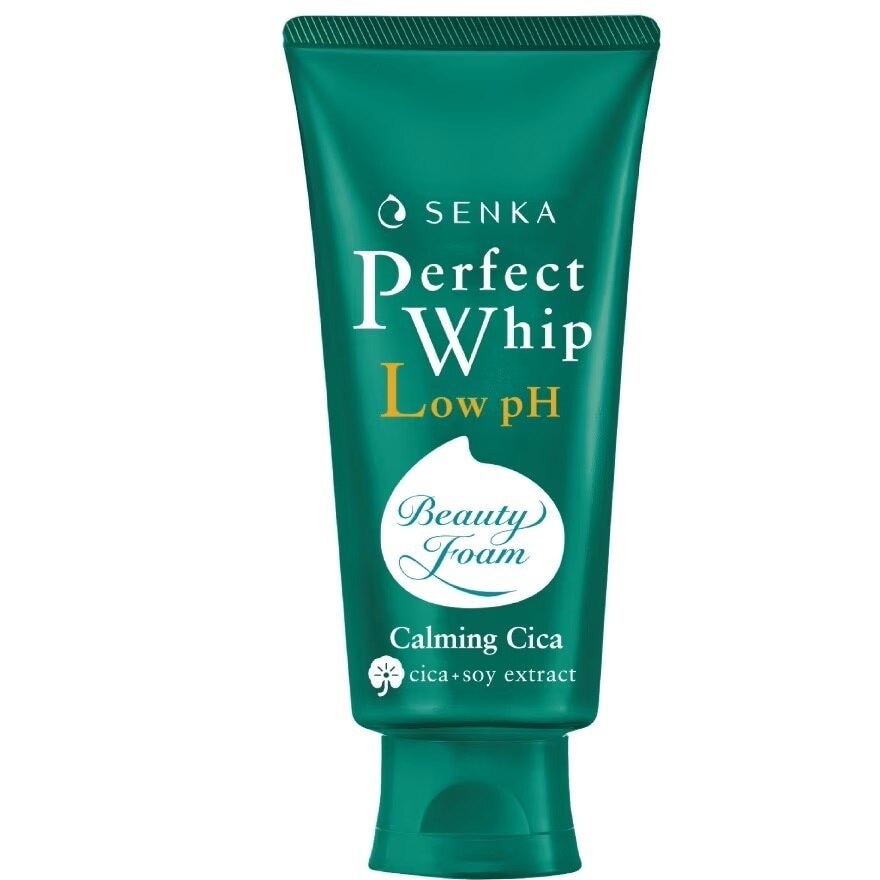 Senka Perfect Whip Low PH Calming Cica 100 G. วิปโฟมล้างหน้า ผิวแพ้ง่าย