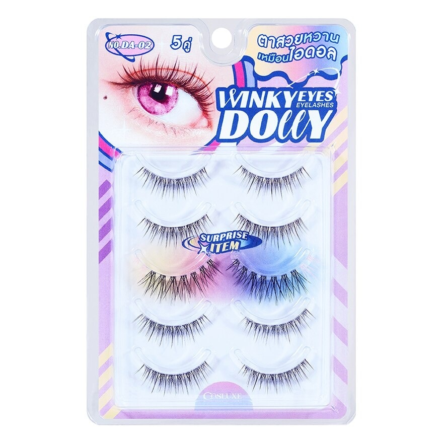 Cosluxe Cosluxe Winky Eyes Dolly Eyelashes 5Pairs DA-02