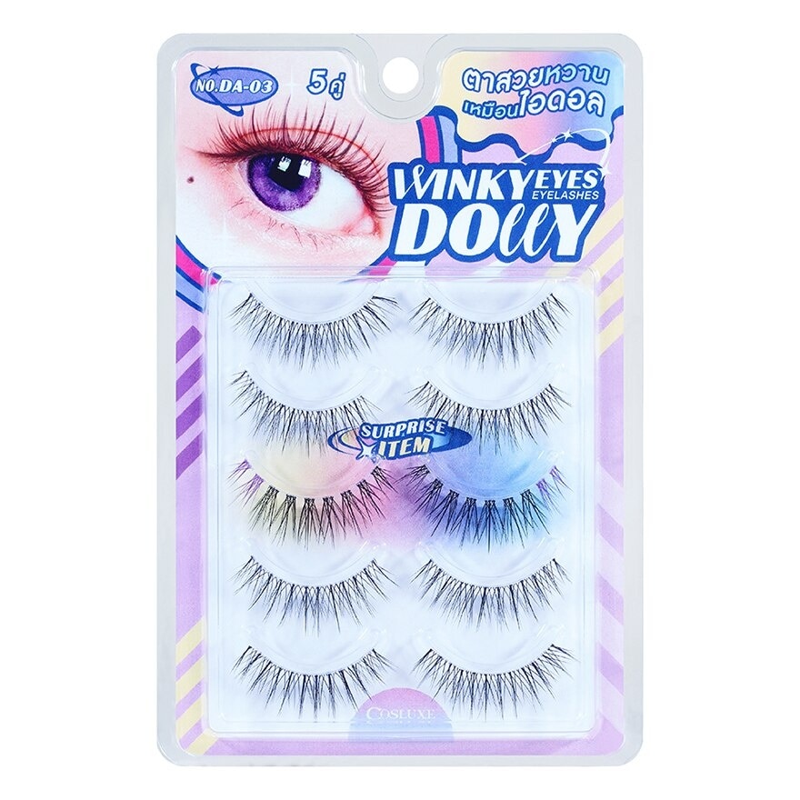 Cosluxe Winky Eyes Dolly Eyelashes 5Pairs DA-03