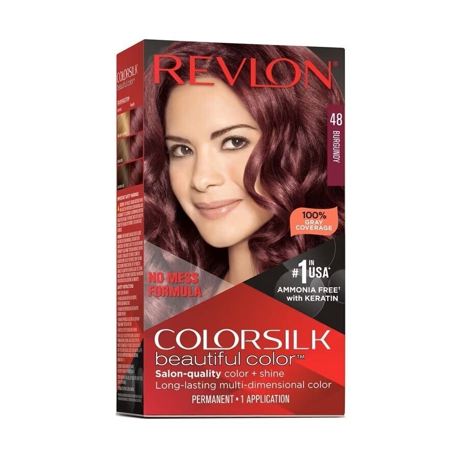 Revlon Colorsilk Beautiful Color With Keratin No.48 Burgundy