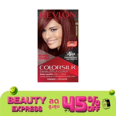 Revlon Revlon Colorsilk Beautiful Color With Keratin No.49 Auburn Brown