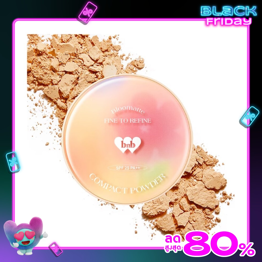 แบร์แอนด์บลิซ บลูมแมท ไฟน์ ทู รีไฟน์ คอมแพค พาวเดอร์ 6ก. MN1 มัฟฟิน