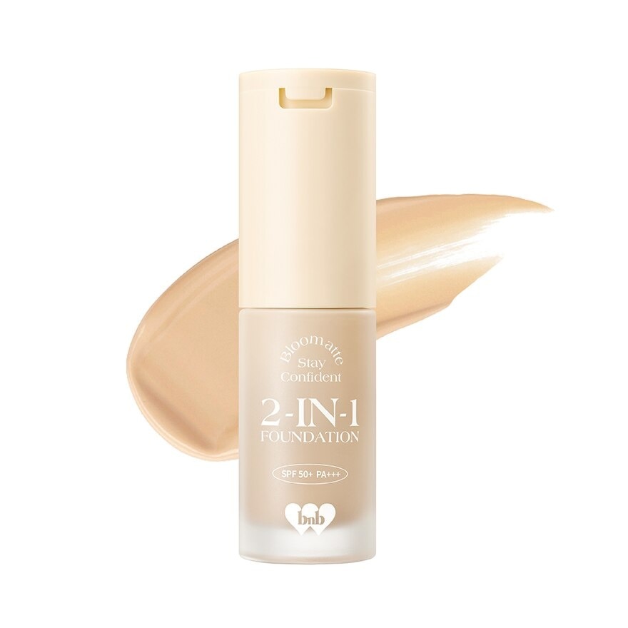 Barenbliss Bloomatte Stay Confident 2 in 1 Foundation 20ml. + Concealer 1g. MW1 Honey