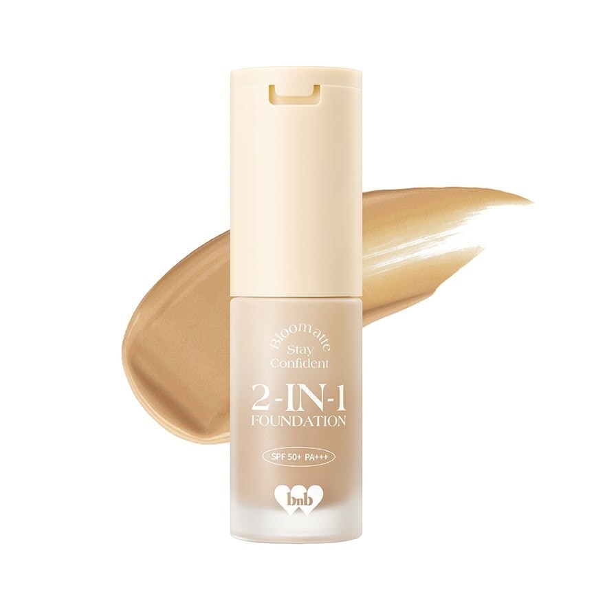 Barenbliss Bloomatte Stay Confident 2 in 1 Foundation 20ml. + Concealer 1g. TN1 Caram