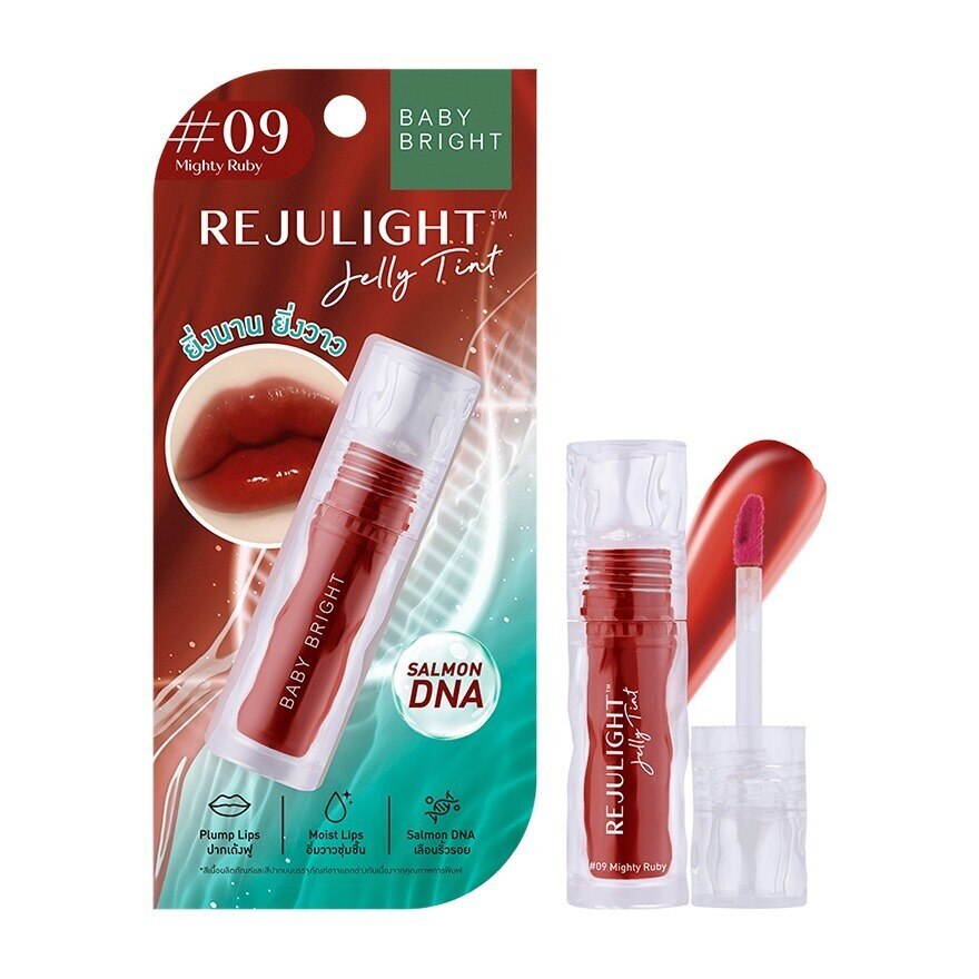 Baby Bright Rejulight Jelly Lip Tint 3g. 09 Mighty Ruby