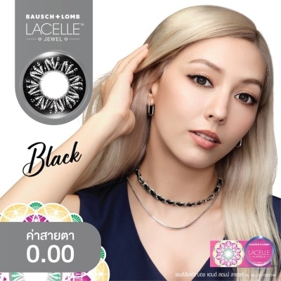 Bausch & Lomb B+L Lacelle Monthly color lenses Jewel Black 0.00