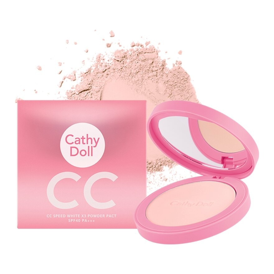 Cathy Doll CC Speed WhiteX3 Powder Pact SPF40 PA+++ 12g. 21 Ligth Beige