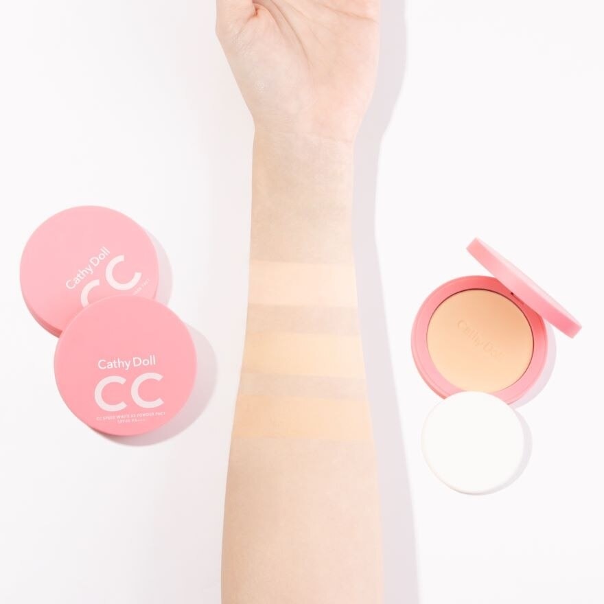 เคที่ดอลล์ ซีซีสปีดไวท์เอ็กซ์3 พาวเดอร์ แพ็ค SPF40 PA+++ 12ก. 24 มีเดียมเบจ