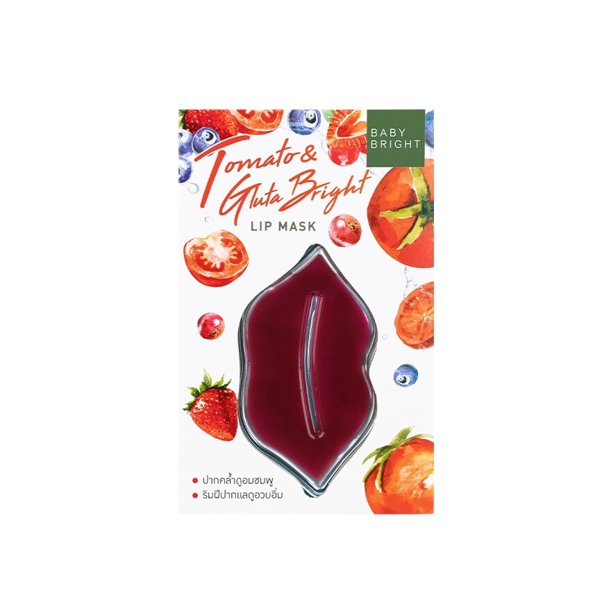 Baby Bright Lip Mask 10g. Tomato And Gluta Bright
