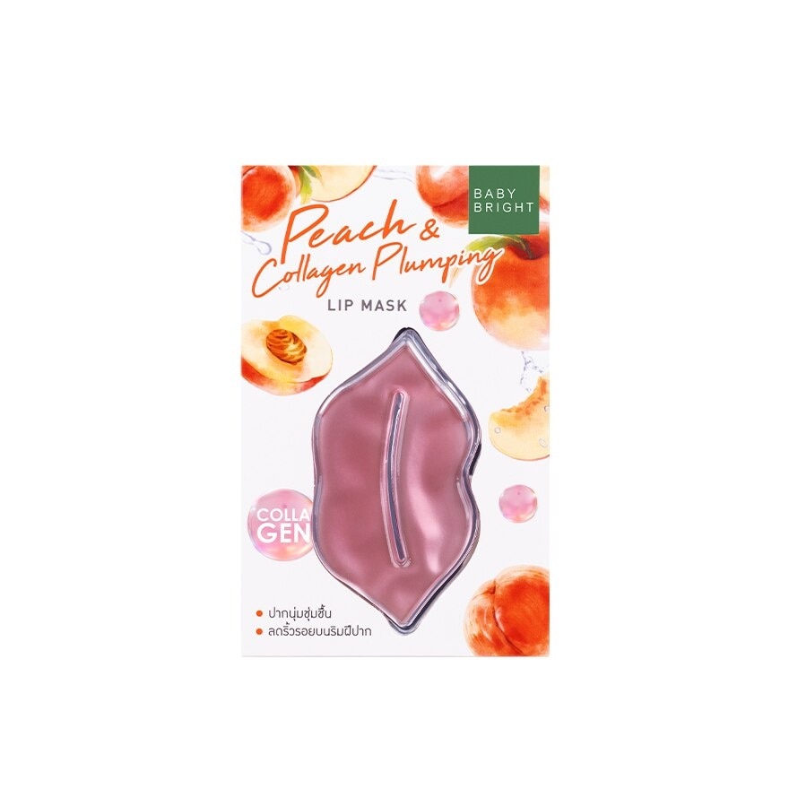 Baby Bright Baby Bright Peach Plumping Lip Mask 10g