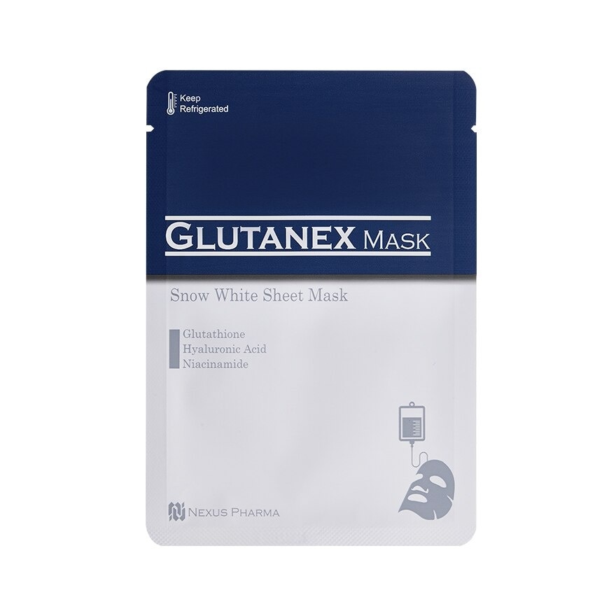 Glutanex Snow White Sheet Mask. 25 g. x 5 sheets