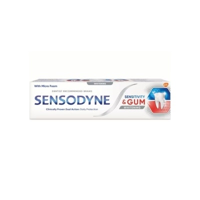 Sensodyne Sensodyne Toothpaste Sensitivity  Gum Whitening 100 G. ยาสีฟัน ลดอาการเสียวฟัน