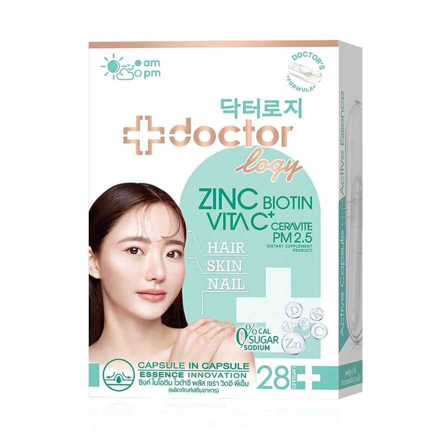 Doctorlogy Zince Biotin Vita C Plus Cera Vit E PM 28 Capsules 