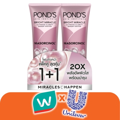 Pond's - Pond'S Facial Foam Bright Miracle Ultimate Clarity Niasorcinol 85 G. Twin Pack