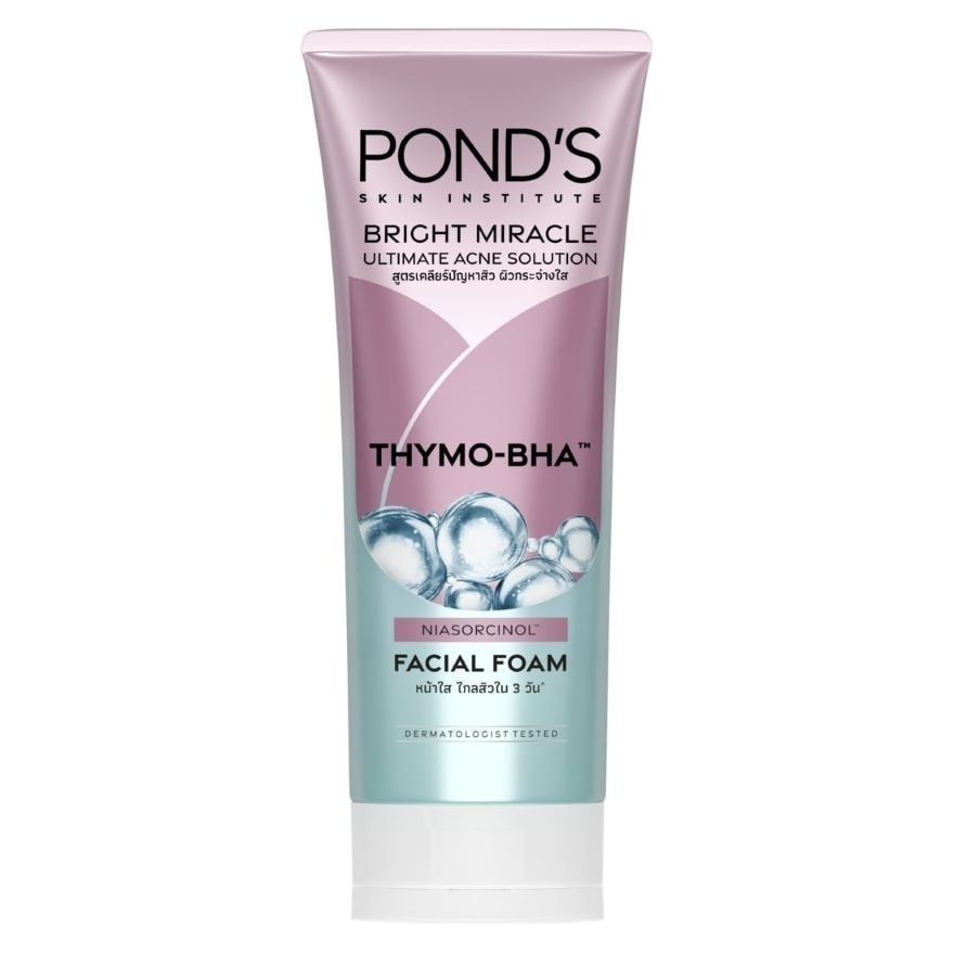 Pond'S Bright Miracle Ultimate Acne Solution THYMO-BHA Facial Foam 90 G.