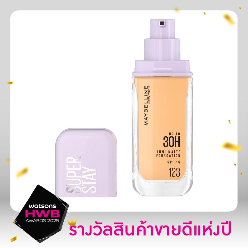 เมย์เบลลีน รองพื้น ซุปเปอร์สเตย์ลูมิแมท 35ก.123