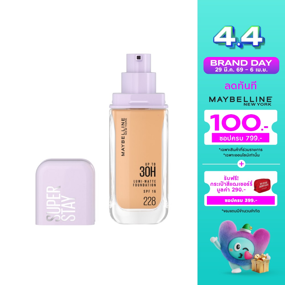 Maybelline Superstay Lumi Matte Foundation 35g. 228