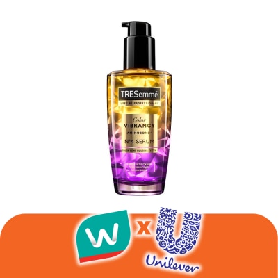 Tresemme - เทรซาเม่ เซรั่ม คัลเลอร์ ไวแบรนซี อะมิโนบอนด์พลัส เบอร์ 4 100 มล. เซรั่มบำรุงเส้นผม