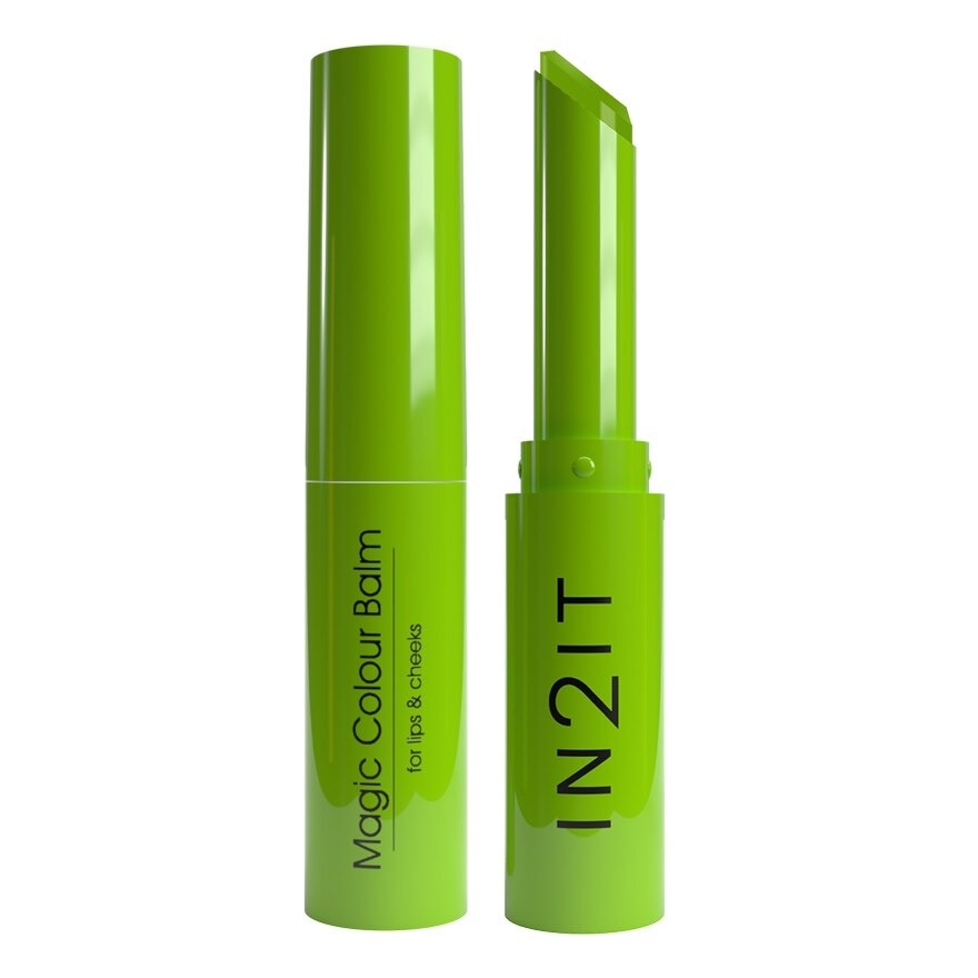 In2It Magic Colour Lip Balm 1.5g. 01 Joyful Green