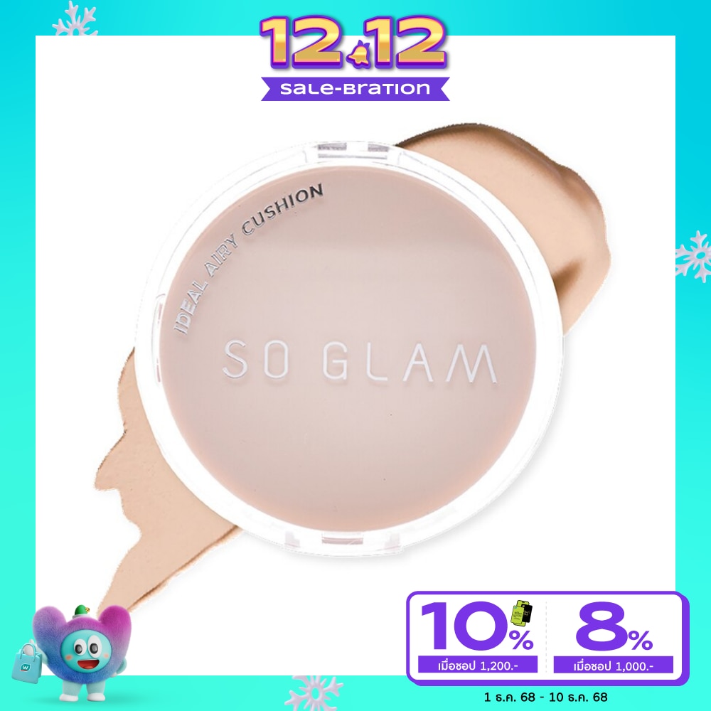 So Glam Ideal Airy Cushion 13g. 101 Light Cream