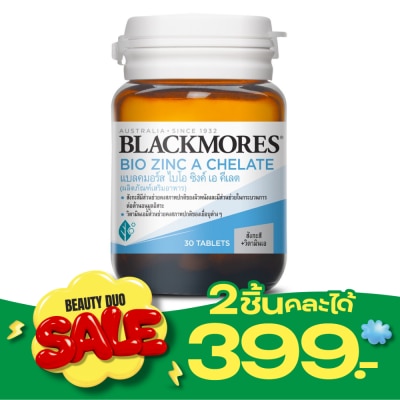 Blackmores แบลคมอร์ส ไบโอ ซิงค์ เอ คีเลต 30 เม็ด ผลิตภัณฑ์เสริมอาหาร image