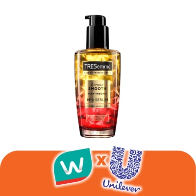 Tresemme - เทรซาเม่ เซรั่ม เคราติน สมูท เคราตินบอนด์พลัส เบอร์4 100 มล. เซรั่มบำรุงเส้นผม