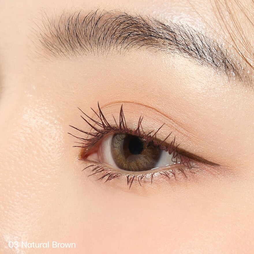 Meilinda Slim Curling Mascara 3g. 03 Natural Brown