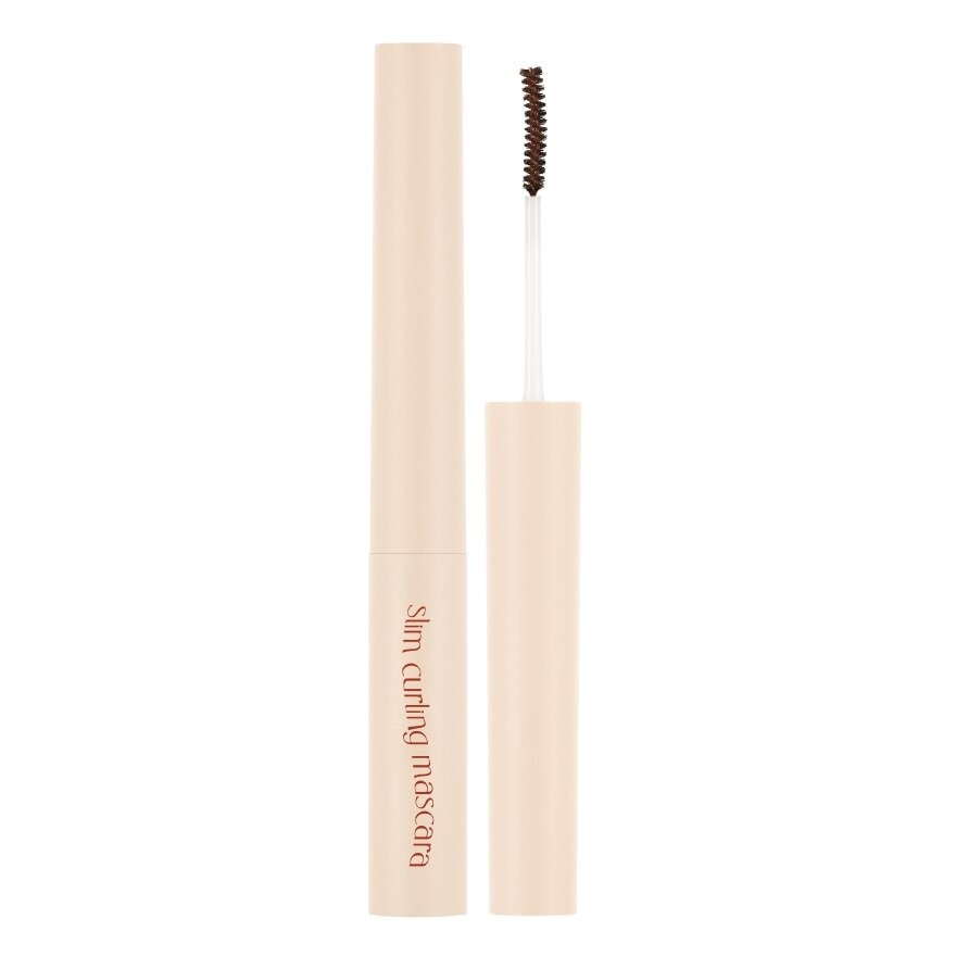 Meilinda Slim Curling Mascara 3g. 04 Coral Brown