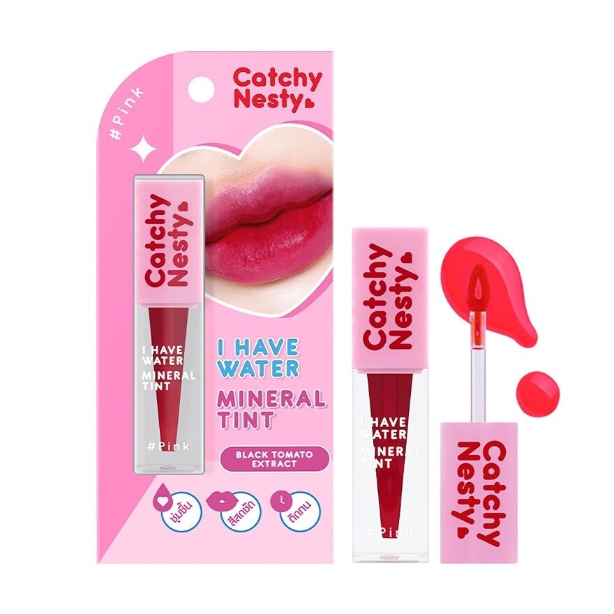 Catchy Nesty I Have Water Mineral Lip Tint 3g. Pink