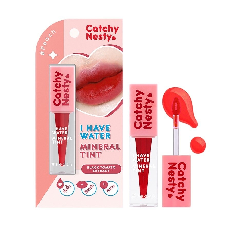Catchy Nesty I Have Water Mineral Lip Tint 3g. Peach