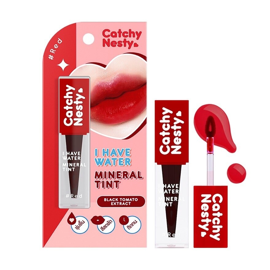 แคชชี่เนสตี้ ไอแฮฟวอเตอร์ มิเนอรัล ลิป ทินท์ 3ก. เรด