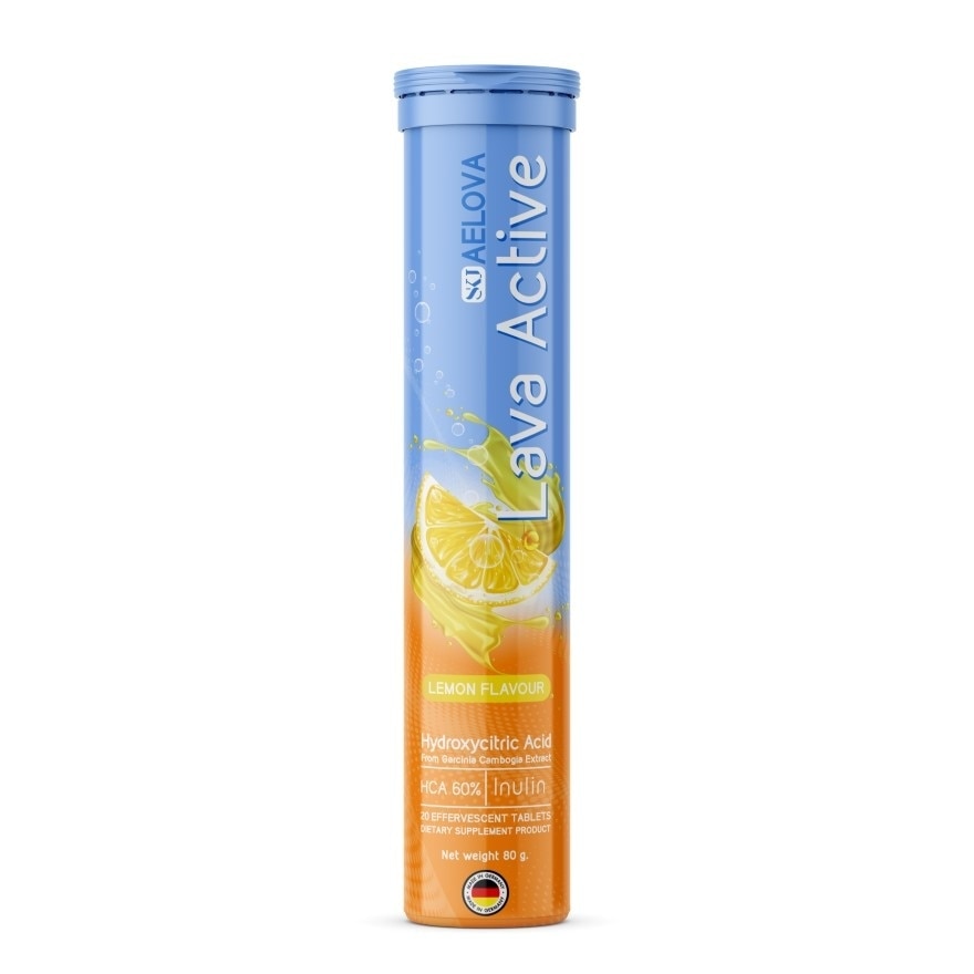 Aelova Lava Active 20 Tablets Lemon Flavour