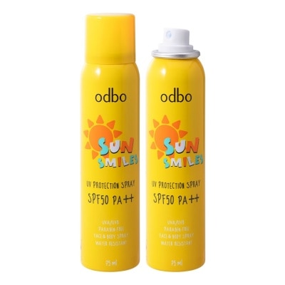 ODBO โอดีบีโอ ซัน สมายล์ส สเปรย์ SPF50 PA++ 75มล.