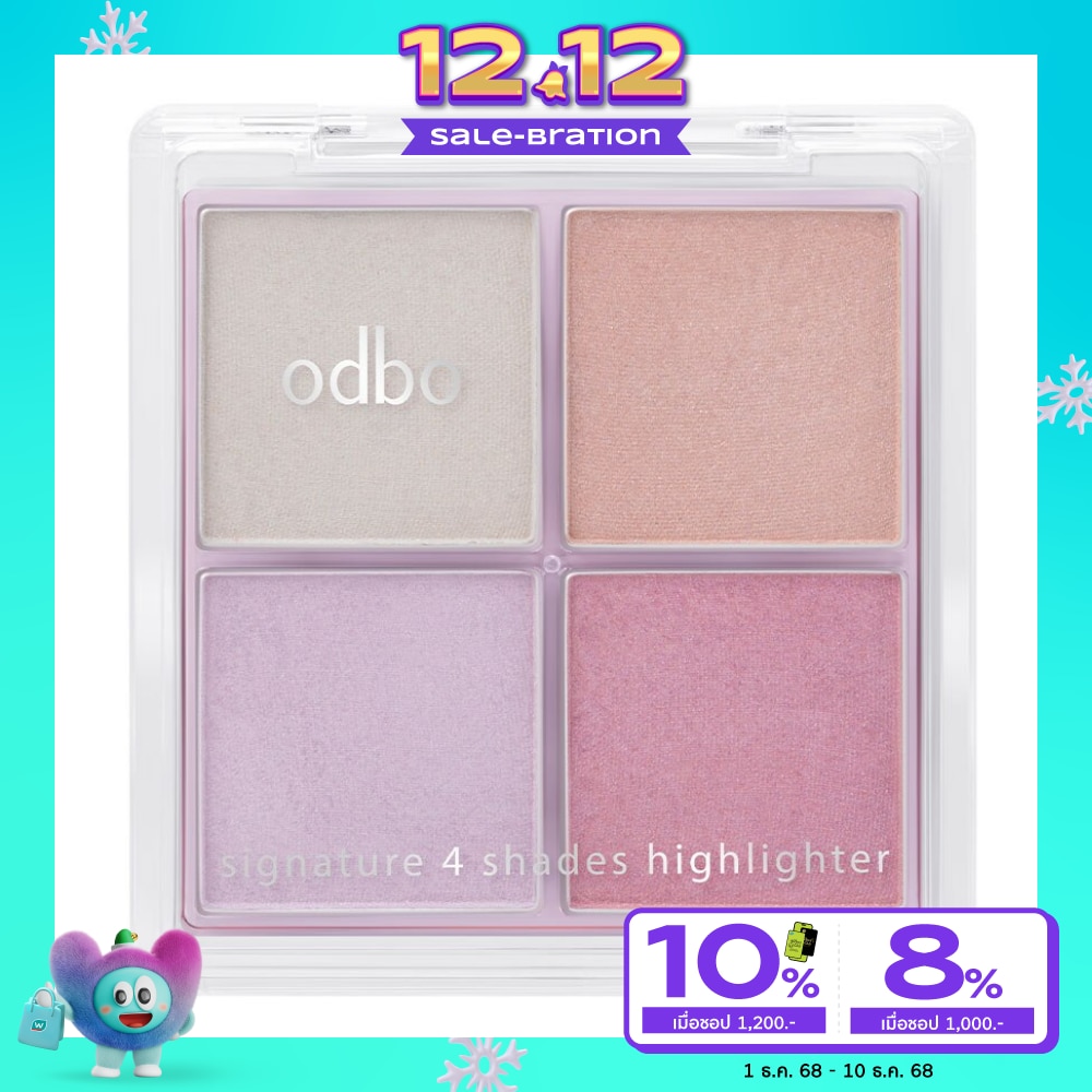 โอดีบีโอ ซิกเนเจอร์ โฟร์ เฉดส์ ไฮไลท์เตอร์ 10ก.