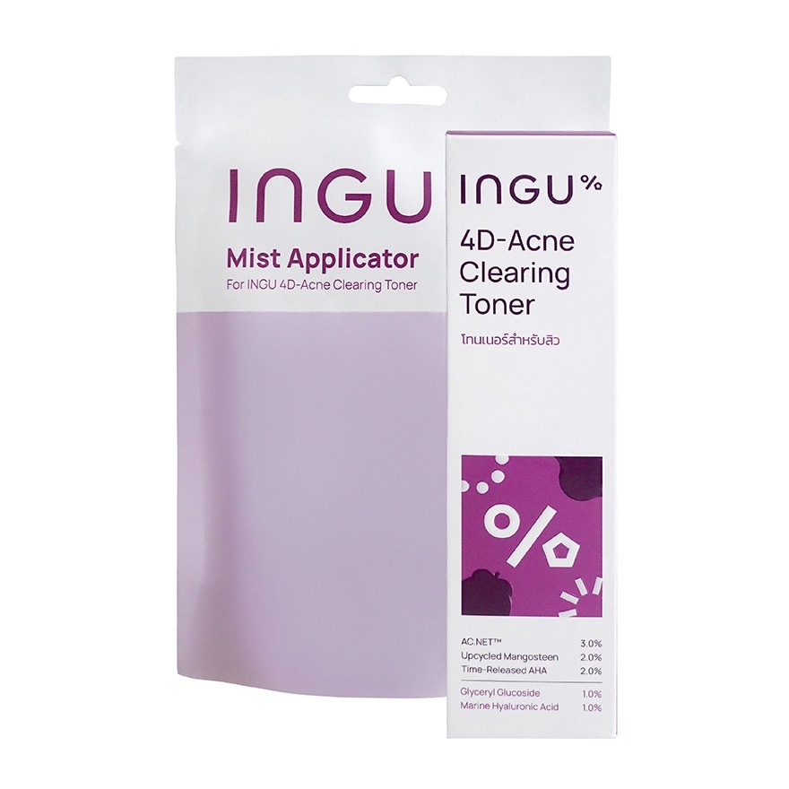 INGU 4D-Acne Clearing Toner 150 ml. Gentle acne treatment toner