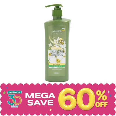 WATSONS - วัตสัน ทรีทเมนท์ แชมพู อะบิสซิเนียน ออยล์ ฟอร์ ออล แฮร์ ไทป์ส 400มล. image