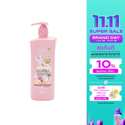 Watsons Watsons Treatment Shampoo Cherry Blossom for Dull or Normal Hair 400ml.