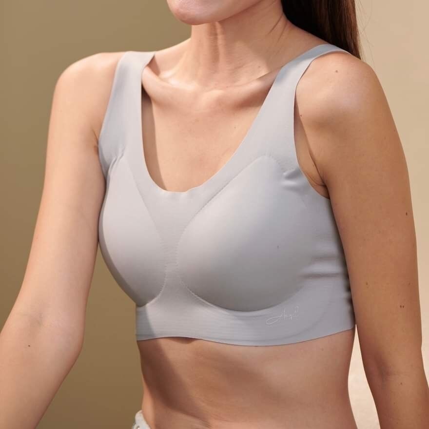 Angel Bra Bra Seamless Bra Free Size Light Blue