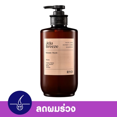 Ryo Ryo Hair Loss Expert Care Shampoo Jeju Breeze Woody Musk 585 Ml. image