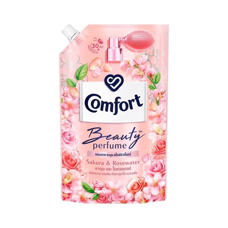 Comfort Beauty Perfume Softener Sakura  Rosewater 1150 Ml.