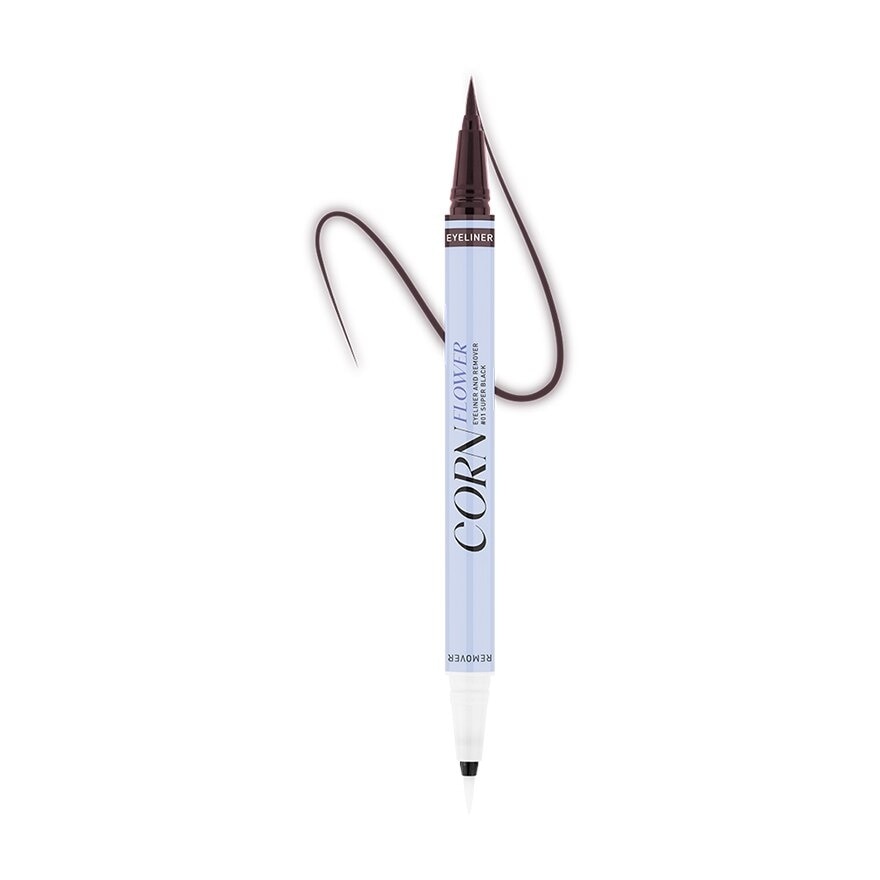เบบี้ไบร์ท คอร์นฟลาวเวอร์อายไลน์เนอร์แอนด์รีมูฟเวอร์ 0.5ml+0.5ml 02 เอ็กซ์ตร้าบราวน์