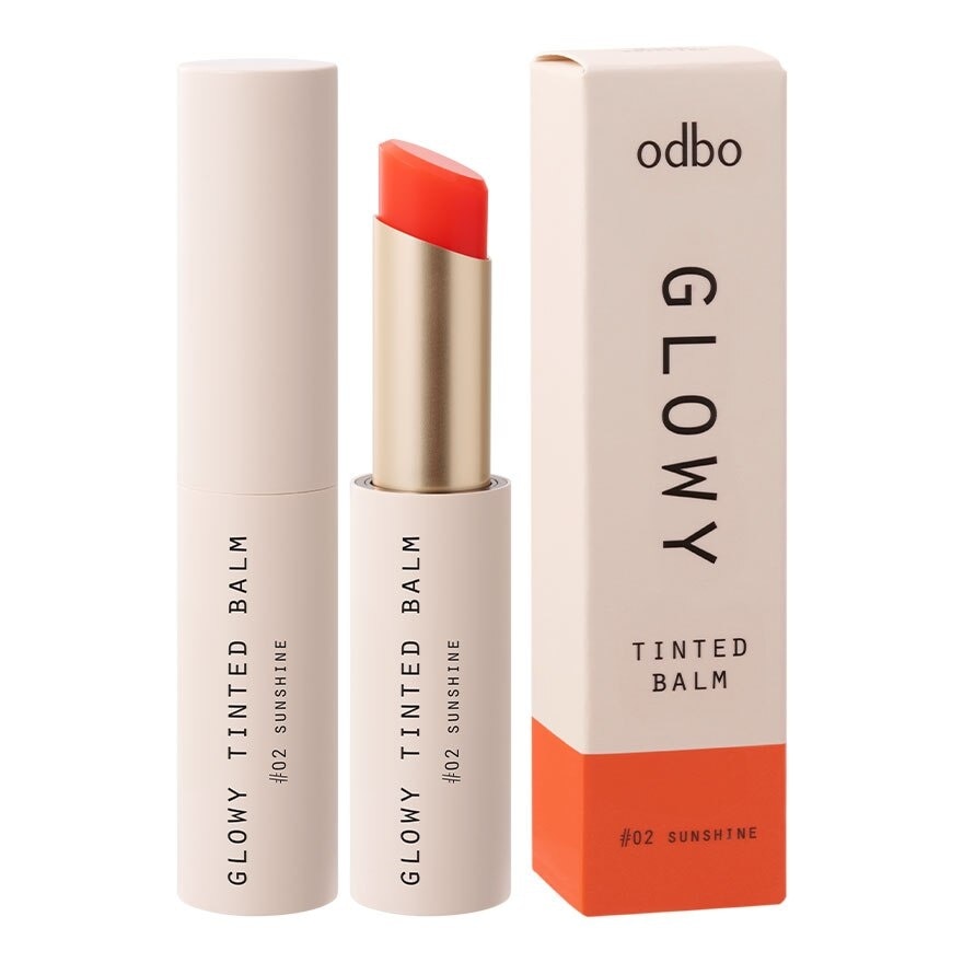 Odbo Glowy Tinted Balm 3g. 02 Sunshine