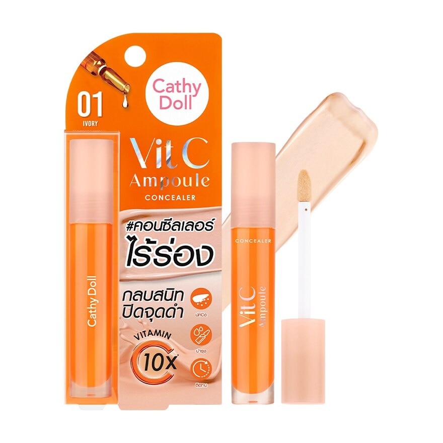 Cathy Doll Vit C Ampoule Concealer 4.1g. 01 Ivory